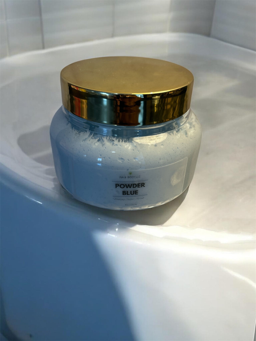 Powder Blue Foaming Sugar Scrub